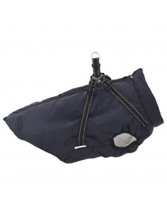 Cappotto Cani Imbracatura Impermeabile Riflettente Blu Navy 6XL