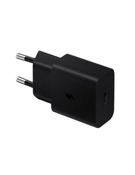 CARICABATTERIA DA RETE SAMSUNG SUPER FAST CHARGING 15W USB-C EP-T1510NBEGEU BLACK.