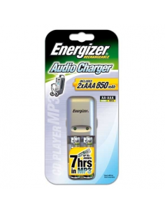Caricabatterie Energizer 635036 ACCU RECHARGE MINI 2Xaaa Black e Silve