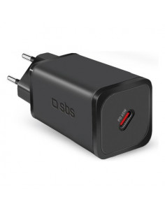 Caricabatterie Sbs TETRGAN1C65W MINI WALL CHARGER USB C GaN 65W Black