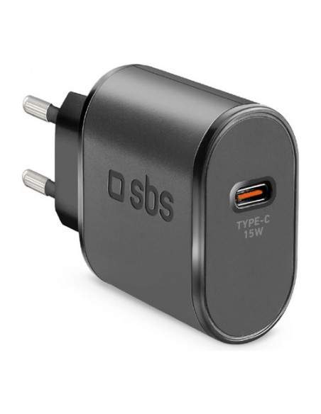 Caricabatterie Sbs TETRTC15W WALL CHARGER 15W Adaptive Fast Charge Ner