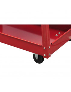 Carrelli da Officina Portautensili con 3 Ripiani 2 pz