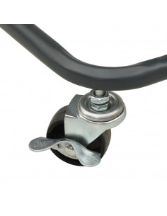 Carrello a 3 Livelli Antracite 43x34x79 cm in Acciaio