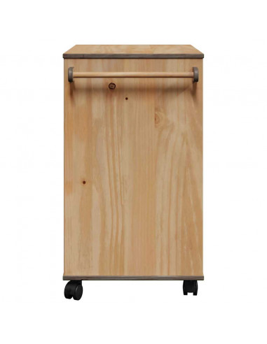 Carrello da Cucina OTTA 71x45x80 cm in Legno Massello di Pino