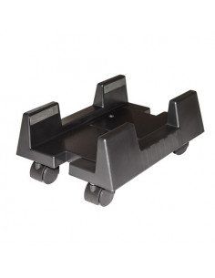 CARRELLO PORTA PC LINK con ruote bloccabili, regolabile in larghezza da 15 a 24,5 cm Colore Nero