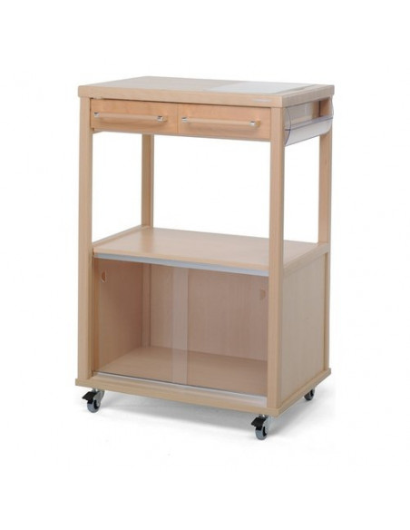 Carrello porta vivande Foppapedretti 339503 BENCHEF Naturale Naturale