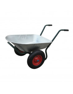 Carriola da Giardino con 2 Ruote 66 L