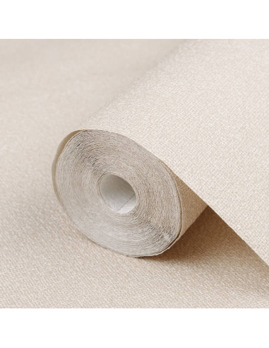 Carta da Parati 3D Tinta Unita Beige