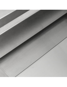 Cascata con LED 30x34x14 cm in Acciaio Inox 304