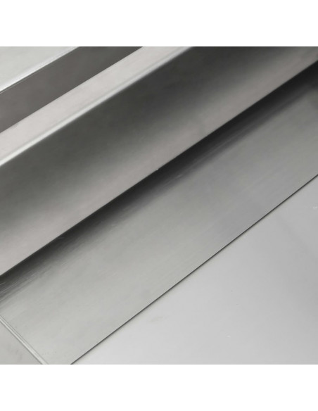 Cascata con LED 45x34x14 cm in Acciaio Inox 304