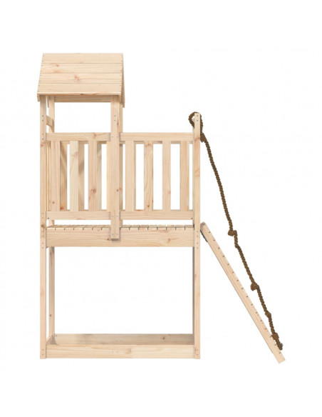 Casetta con Arrampicata inLegno Massello di Pino