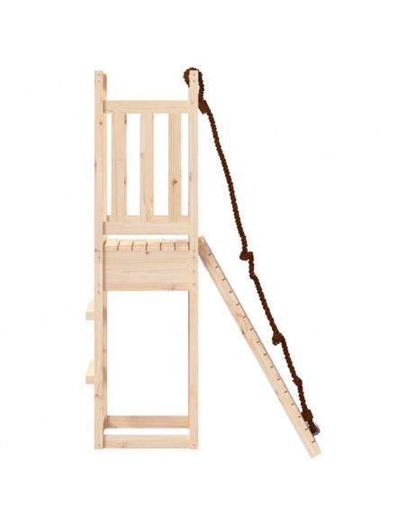 Casetta con Arrampicata inLegno Massello di Pino