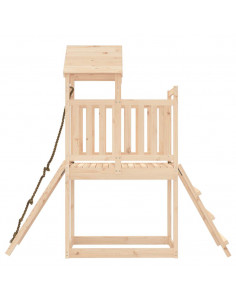 Casetta con Arrampicata inLegno Massello di Pino
