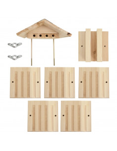 Casetta delle Api in Legno Massello di Abete 22x20x20 cm