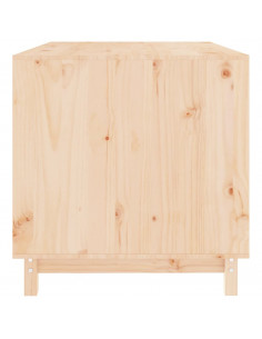 Casetta per Cani 100x70x72 cm in Legno Massello di Pino