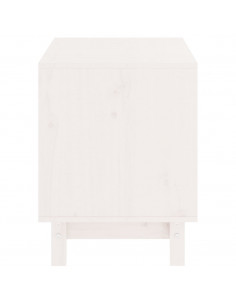 Casetta per Cani bianco 50x40x52 cm in Legno Massello di Pino