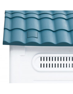 Casetta per Cani Blu 57x68x66 cm in Polipropilene