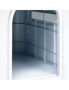 Casetta per Cani Blu 59x75x66 cm in Polipropilene