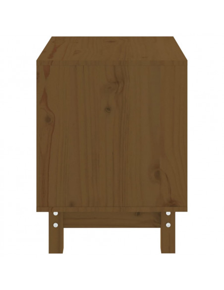 Casetta per Cani Miele 50x40x52 cm in Legno Massello di Pino