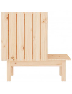 Casetta per Gatti 60x36x60 cm in Legno Massello di Pino