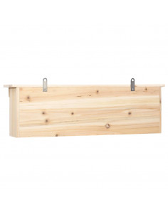 Casetta per Passeri con 5 Camere 68x15x21 cm Legno di Abete