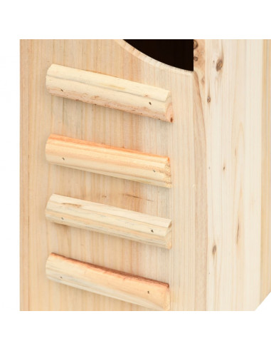 Casetta per Pipistrelli in Legno Massello di Abete 30x20x38 cm