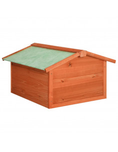 Casetta per Tosaerba Robotizzato 72x87x50 cm Massello di Abete