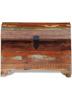 Cassa di Stoccaggio in Legno Massello di Recupero