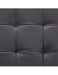 Cassapanca 87,5 cm Grigia in Similpelle