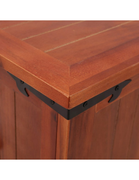 Cassapanca 90x45x40 cm in Legno Massello di Acacia