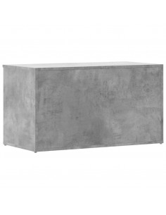 Cassapanca Grigio Cemento 84x42x46 cm in Legno Ingegnerizzato