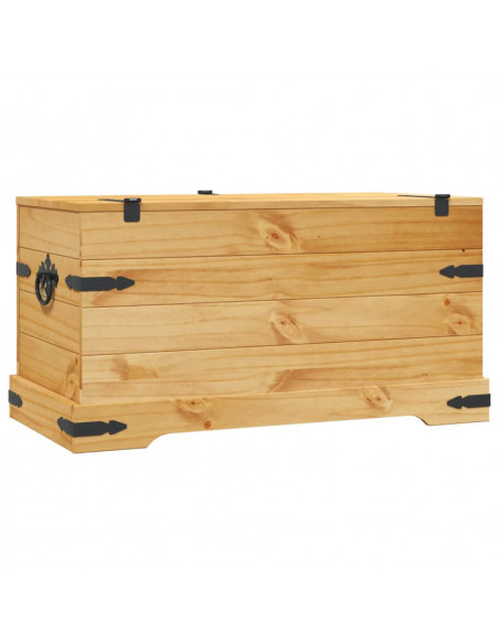 Cassapanca in Pino Messicano Corona Range 91x49,5x47 cm