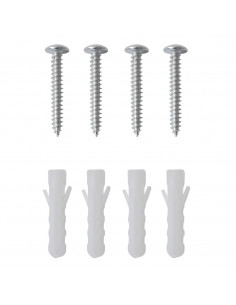 Cassetta della posta in acciaio inossidabile 37,5 x 13 x 31 cm