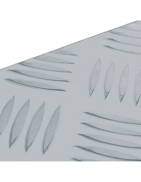Cassetta in Alluminio 110,5x38,5x40cm Argento