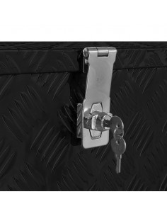 Cassetta in Alluminio 80x30x35 cm Nera