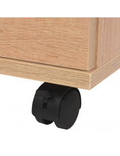 Cassettiera 33x45x60 cm Quercia