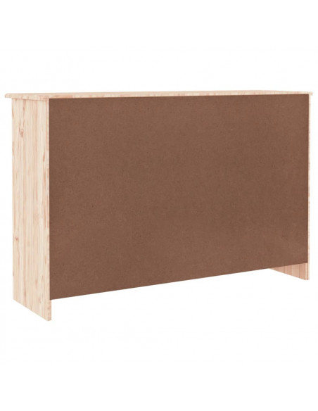 Cassettiera ALTA 112x35x73 cm in Legno Massello di Pino