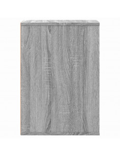 Cassettiera Angolare Grigio Sonoma 40x41x58cm Legno Multistrato