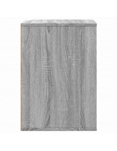 Cassettiera Angolare Grigio Sonoma 60x41x58cm Legno Multistrato
