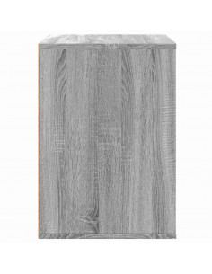 Cassettiera Angolare Grigio Sonoma 80x41x58cm Legno Multistrato