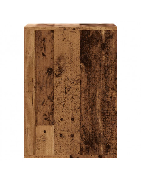 Cassettiera Angolare Legno Antico 40x41x58 cm Legno Multistrato