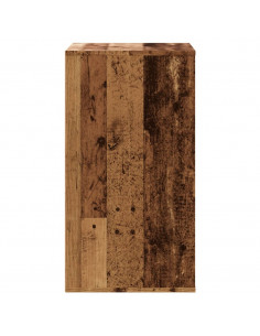 Cassettiera Angolare Legno Antico 60x41x76 cm Legno Multistrato