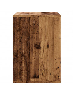 Cassettiera Angolare Legno Antico 80x41x58 cm Legno Multistrato
