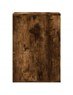 Cassettiera Angolare Rovere Fumo 40x41x58cm Legno Multistrato