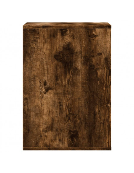 Cassettiera Angolare Rovere Fumo 40x41x58cm Legno Multistrato