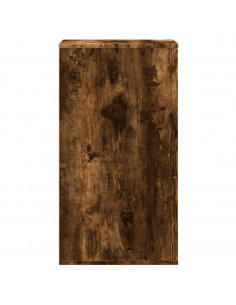 Cassettiera Angolare Rovere Fumo 40x41x76cm Legno Multistrato