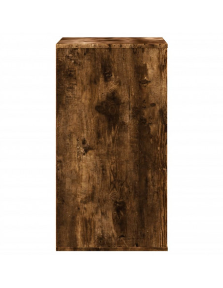 Cassettiera Angolare Rovere Fumo 60x41x76cm Legno Multistrato