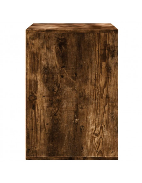 Cassettiera Angolare Rovere Fumo 80x41x58cm Legno Multistrato