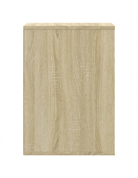 Cassettiera Angolare Rovere Sonoma 80x41x58cm Legno Multistrato