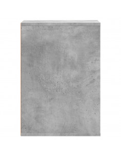 Cassettiera Angolo Grigio Cemento 40x41x58cm Legno Multistrato